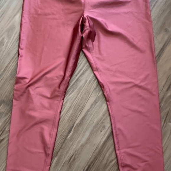 2pc ATHLETA Elation Ultra High Rise Legging XL + Purpose Crop Bra D-DD Red Sheen - Picture 2 of 8